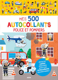 Mes 500 autocollants - Police et Pompiers