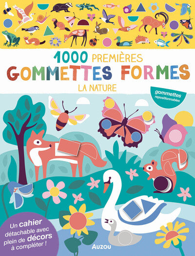 Mes tout premiers autocollants - 1000 premières gommettes formes - La nature