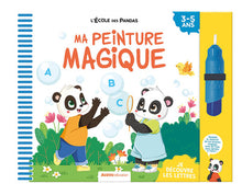 L'école des pandas - Ma peinture magique - Lettres
