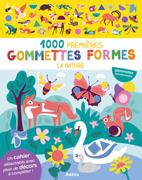1000 premières gommettes formes - La nature