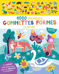 1000 premières gommettes formes - La nature