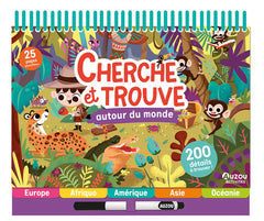 BLOC-NOTES CHERCHE ET TROUVE - AUTOUR DU MONDE