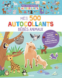 Mes 500 autocollants bébés animaux