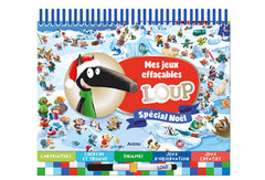 Mes jeux effaçables Loup - Spécial Noël