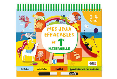 Mes jeux effaçables de 1re Maternelle