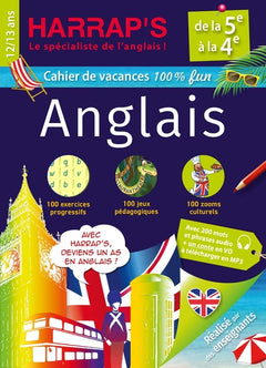 HARRAP's Cahier de vacances De la 5e à la 4e