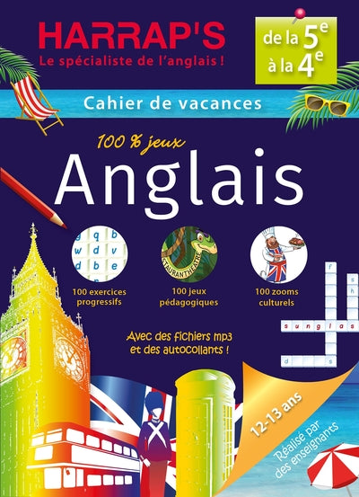 Harrap's cahier de vacances Anglais