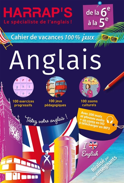 Cahier de vacances anglais 6ème