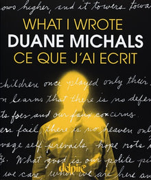 What I Wrote - Ce que j'ai écrit