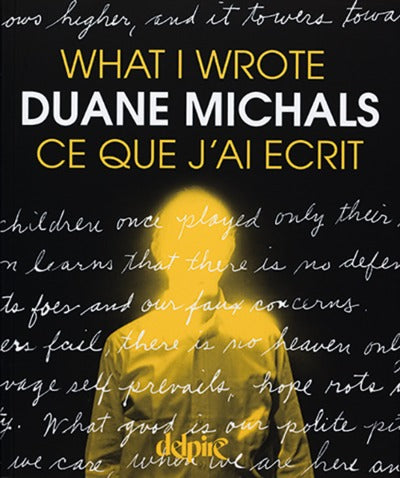 What I Wrote - Ce que j'ai écrit