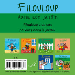 Filouloup dans son jardin