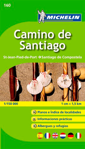 Carte zoom Camino de Santiago