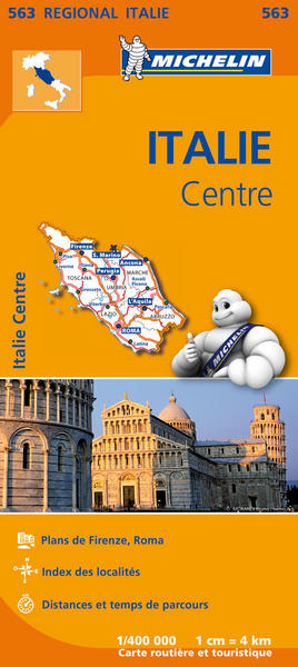 Carte régionale Italie Centre