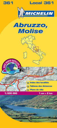 Carte départementale Abruzzo, Molise