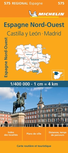 Carte régionale Espagne Nord-Ouest