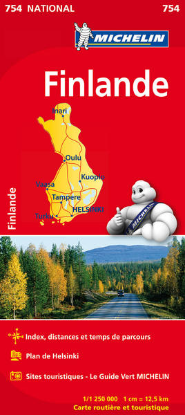 Carte National Finlande