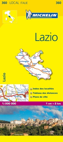Carte départementale Lazio
