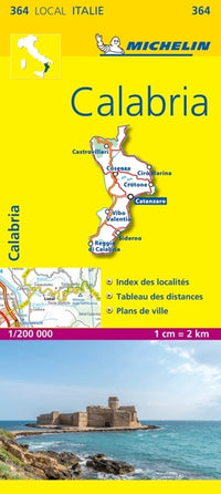 Carte Départementale Calabria