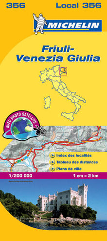 Carte départementale Friuli-Venezia Giulia