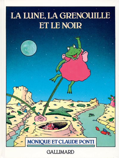 La lune, la grenouille et le noir