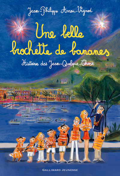 Une belle brochette de bananes