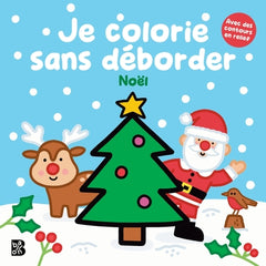 Je colorie sans déborder - Noël