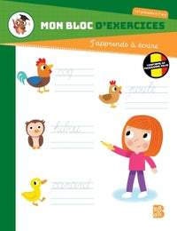 Mon bloc d'exercices - J'apprends à écrire 6-7 ans
