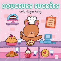 Coloriages cosy - Douceurs sucrées