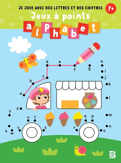 Je joue avec des lettres et des chiffres - Jeux à points l'alphabet