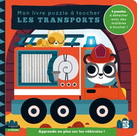 Mon livre puzzle à toucher - Les transports