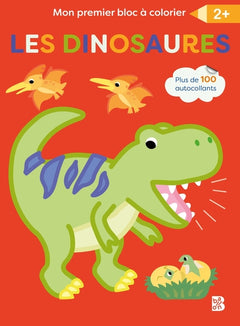 Mon premier bloc à colorier - Les dinosaures