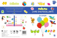 Petits Pas : Livre d'autocollants - Je compte