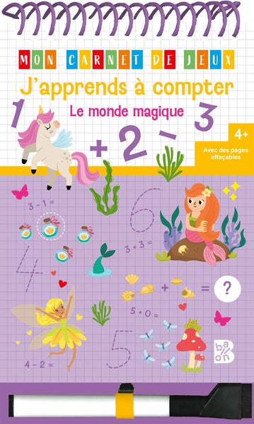 J'apprends à compter : Le monde magique 4+