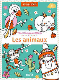 Coloriages scintillants - Les animaux