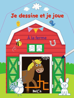 Je dessine et je joue - À la ferme (Wipe & clean)