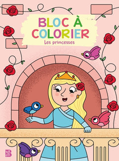 Bloc à colorier - Les princesses