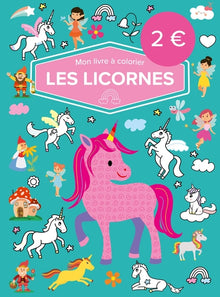 Mon livre à colorier - Les licornes