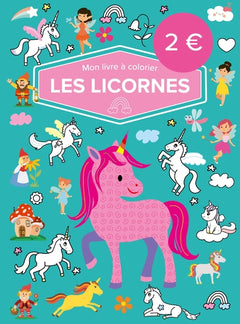 Mon livre à colorier - Les licornes