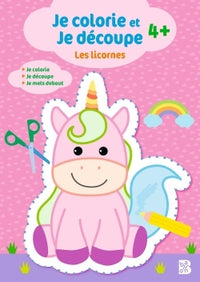 Je colorie et je découpe - Les licornes