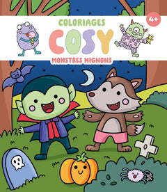 Coloriages cosy - Monstres mignons