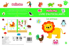 Petits Pas - Livre d'autocollants - Les animaux