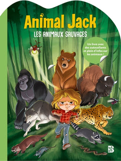 Animal Jack - Mes premières gommettes - Les animaux sauvages
