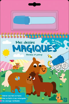 Mes dessins magiques - Chevaux et poneys