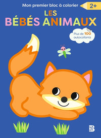 Mon premier bloc à colorier - Les bébés animaux