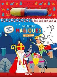Je colorie avec de l'eau - Saint-Nicolas