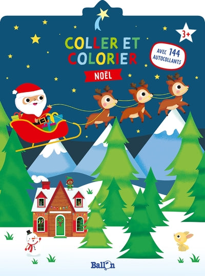 Coller et colorier : Noël