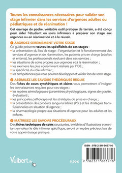 Réussir son stage infirmier aux urgences adultes et pédiatriques - Réanimation - Transfusion