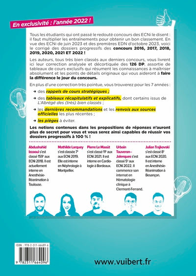 Les annales des (très) bien classés pour les ECNI/EDN