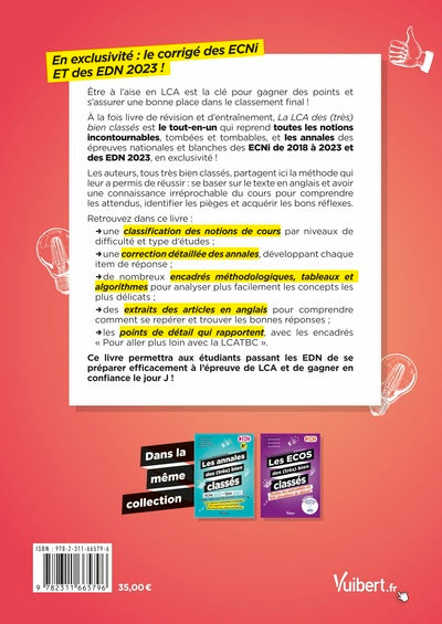 La LCA des (très) bien classés pour les EDN