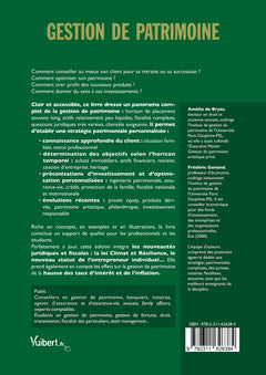 Gestion de patrimoine 2023 / 2024